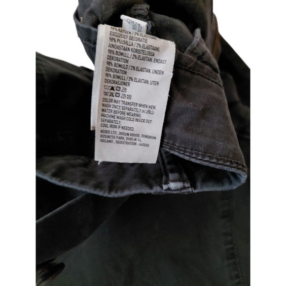 American Eagle Gray Chinos Classic Style - Picture 6 of 7